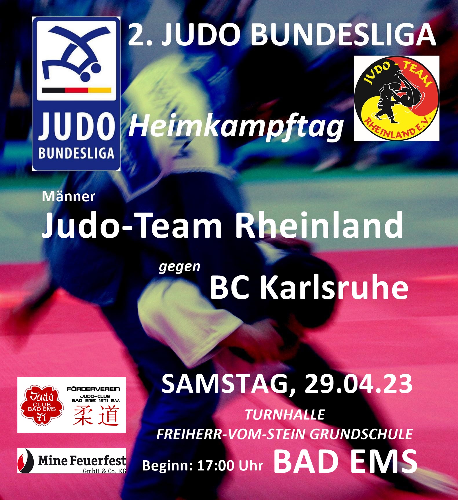 3. Kampftag der Judo Bundesliga am Wochenenende