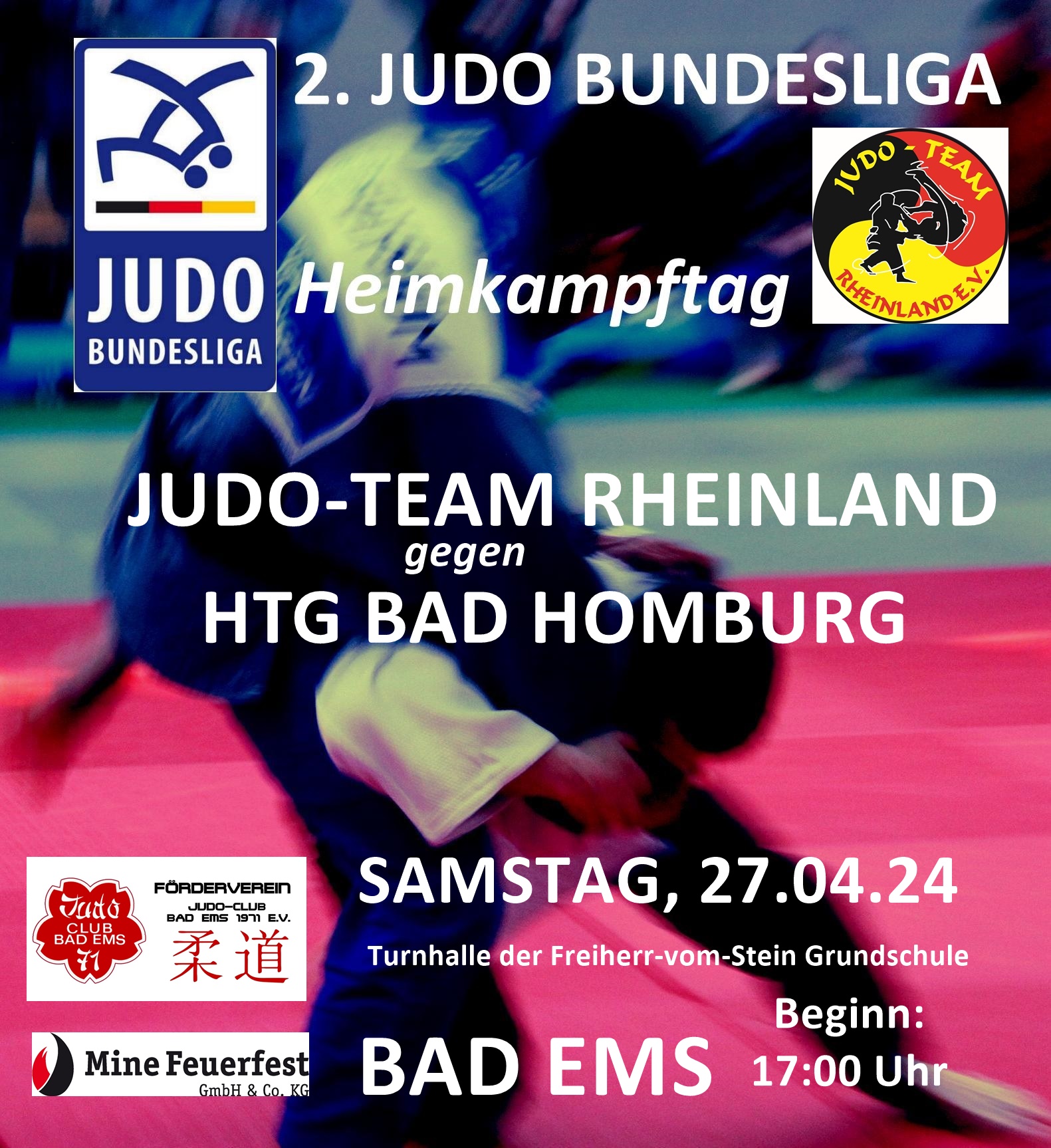 Bundesligaheimkampf in Bad Ems am 27.04.24
