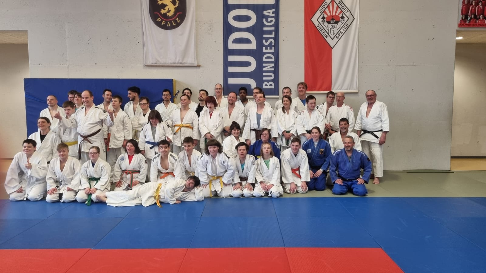 Erstes Kadertraining für die Rheinland-Pfälzischen ID-Judoka in Speyer